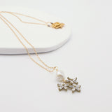 rhinestone pearl necklaces