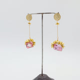 carrie earrings rose