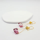 chloe earrings rose