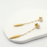 chain line earrings
