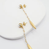 chain line earrings