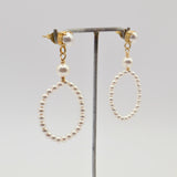 pearl hoops