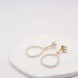 pearl hoops