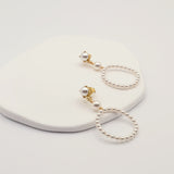 pearl hoops