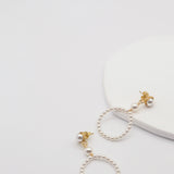 pearl hoops