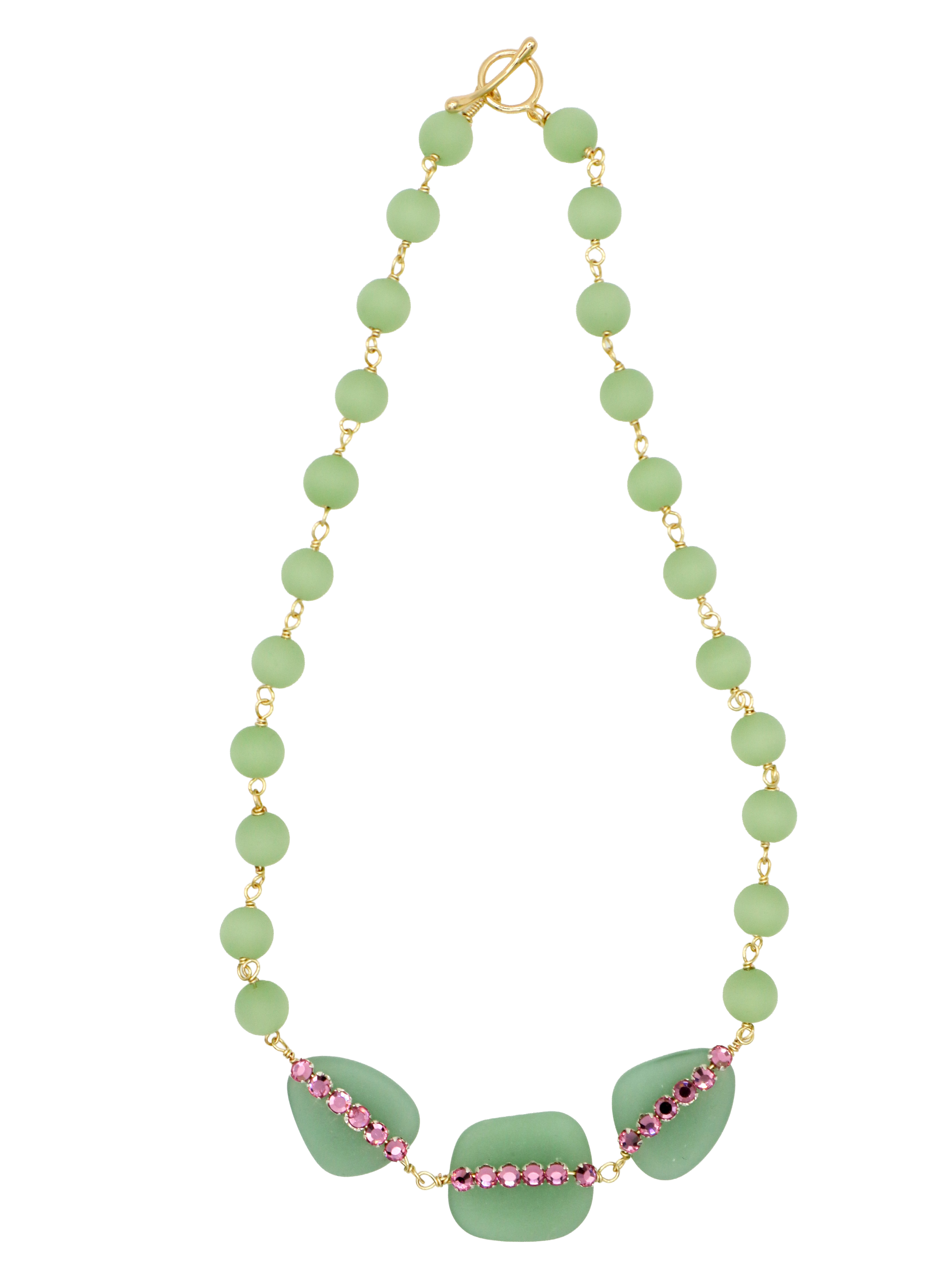 odette necklace seafoam