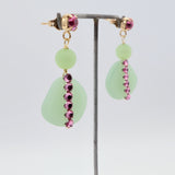 olivia earrings seafoam