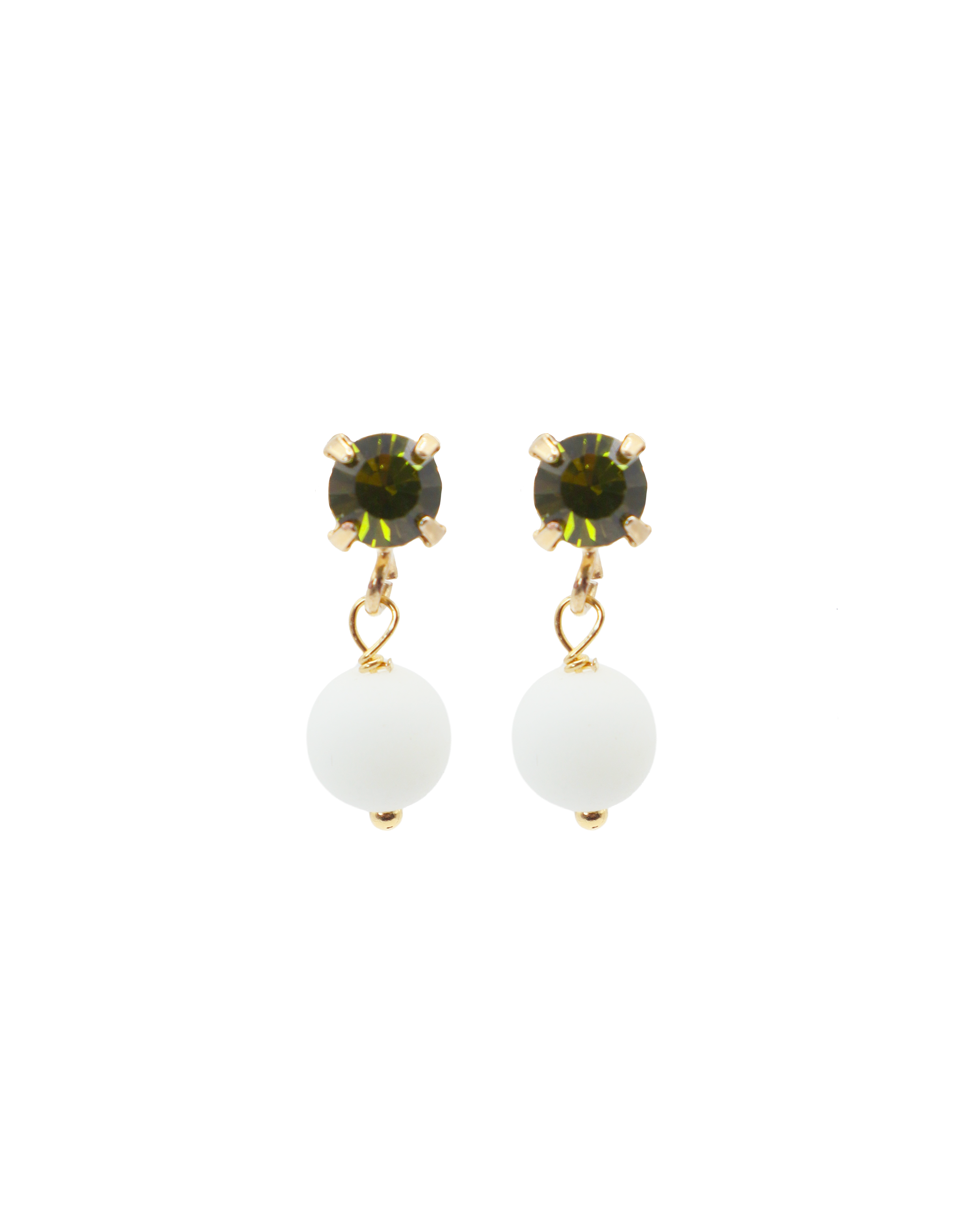 odile earrings chalk