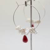 maribel hoops silver