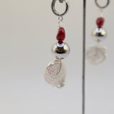 mika earrings silver