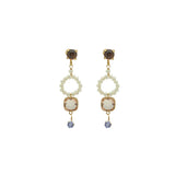 juliet earrings peach