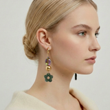 lexi earrings smokey green