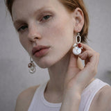 millie earrings silver