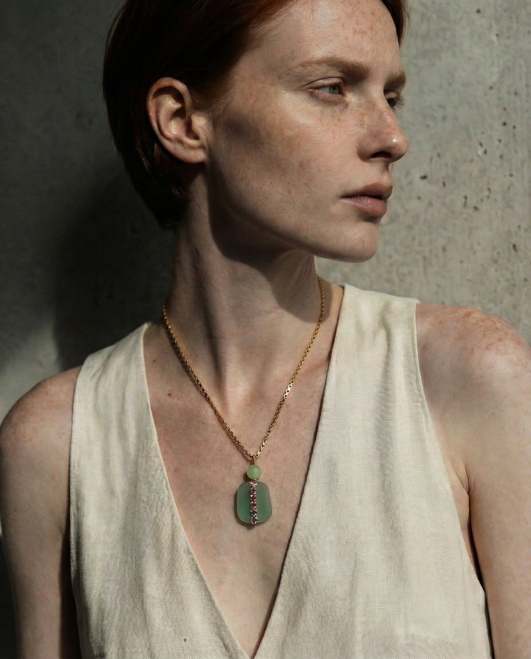olea necklace seaofoam