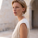 olivia earrings chalk
