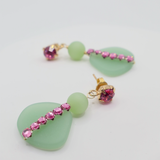 olivia earrings seafoam