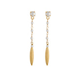 chain line earrings