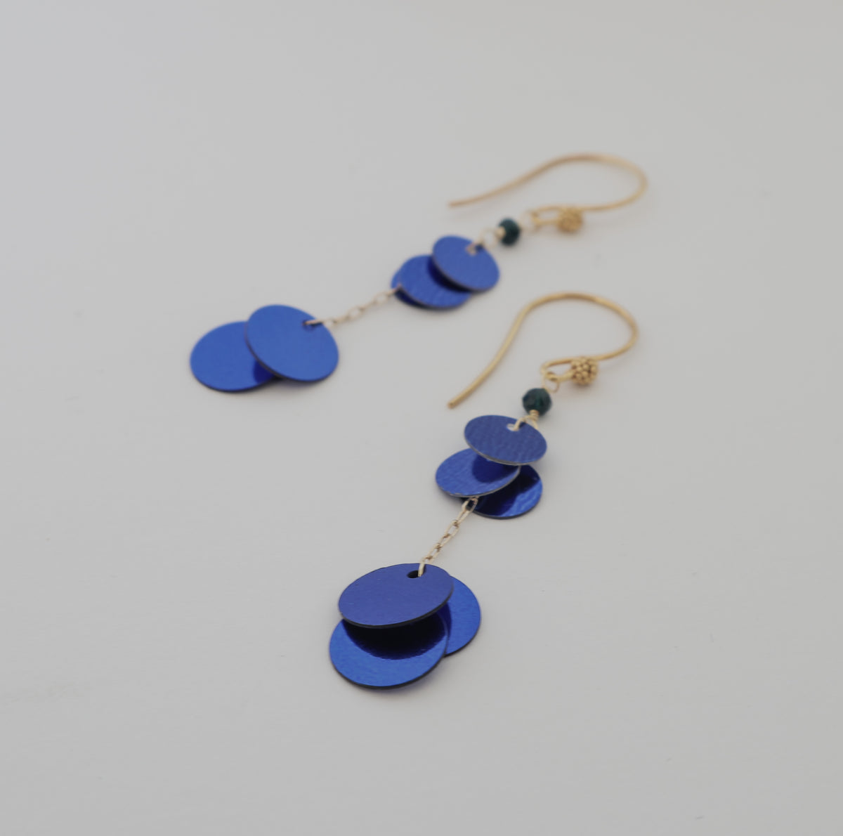 safa earrings cobalt