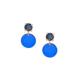 sia earrings cobalt