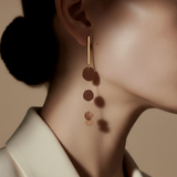 simone earrings bronze