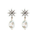 star pearl studs