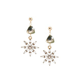 star drop earrings