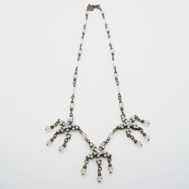 three star flower necklace