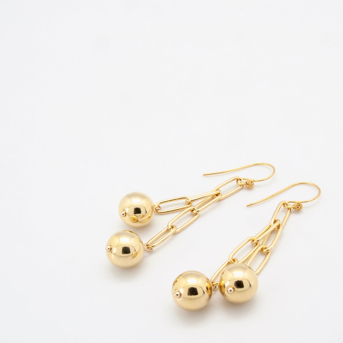 ball + chain earrings