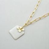 gisele necklace white