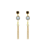 jean earrings tanzanite