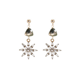 star drop earrings