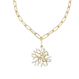 gaia necklace white