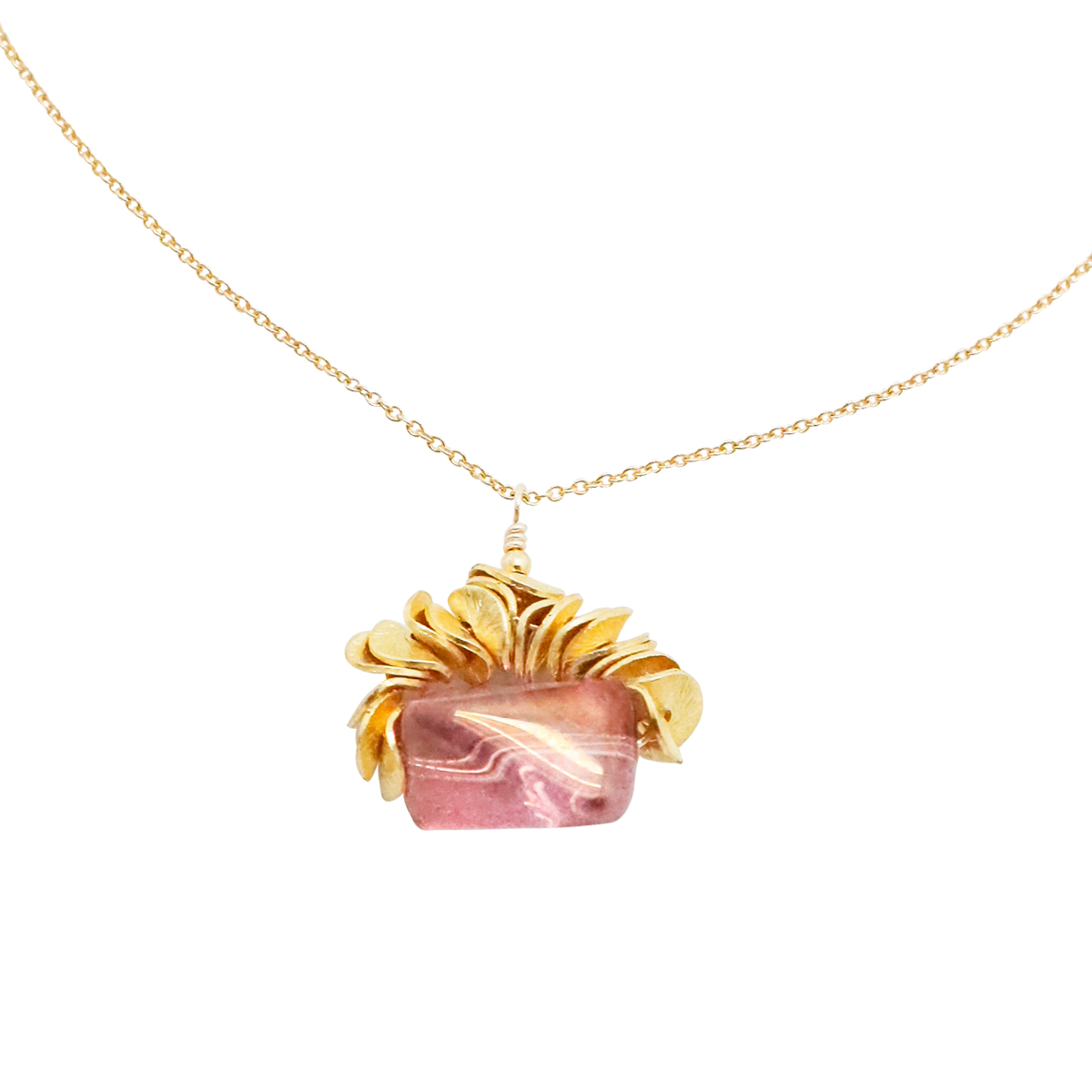 carrie necklace rose