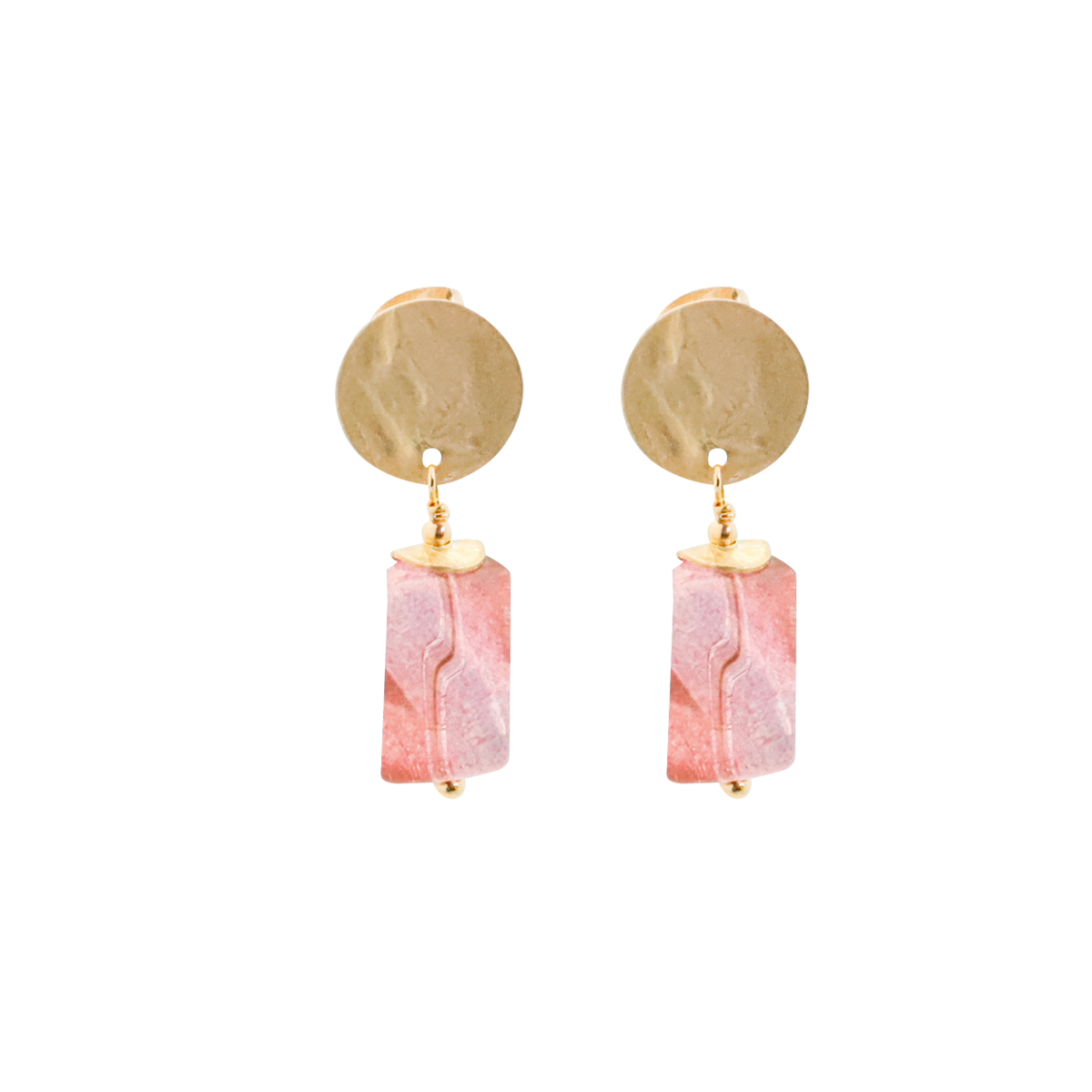 cleo earrings rose