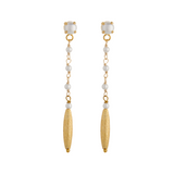 chain line earrings