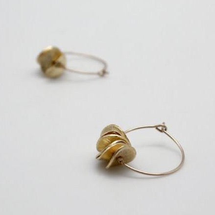 gold filled mini hoop earrings, vivien walsh