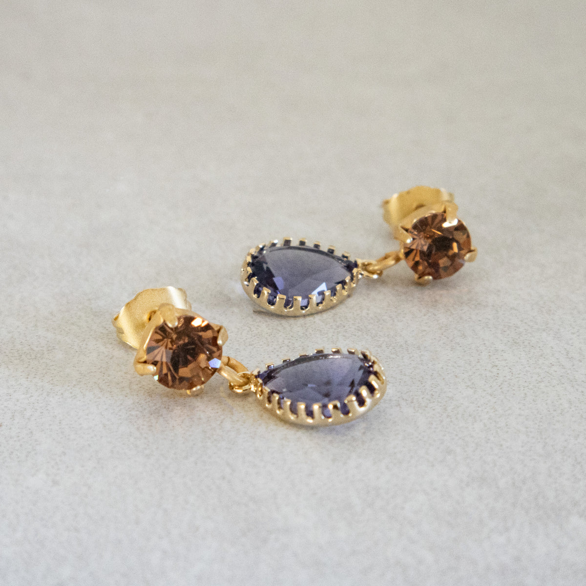 jacki earrings tanzanite