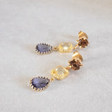 josie earrings tanzanite