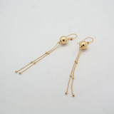 double chain earrings