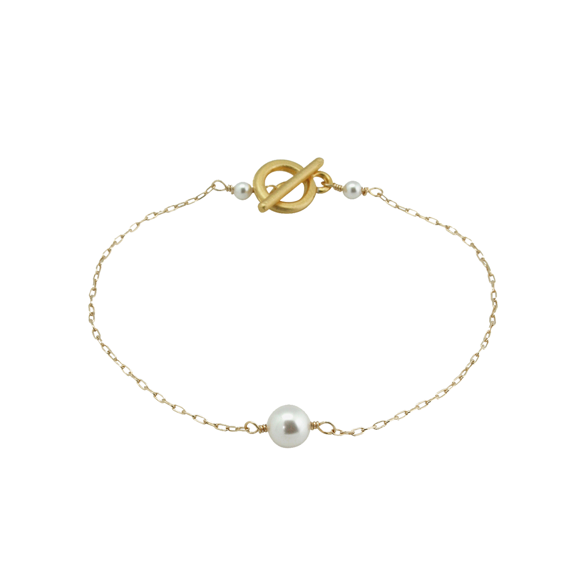 single pearl bracelet